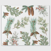 kerstpijnbomen met naaldbeschermer cadeaupapier (Vlak)