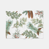kerstpijnbomen met naaldbeschermer fleece deken (Voorkant (Horizontaal))