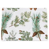 kerstpijnbomen met naaldbeschermer groot cadeauzakje (Voorkant)