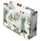 kerstpijnbomen met naaldbeschermer groot cadeauzakje (Voorkant Gekanteld)