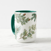 kerstpijnbomen met naaldbeschermer mok (Voorkant links)