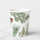 kerstpijnbomen met naaldbeschermer papieren bekers (Voorkant)