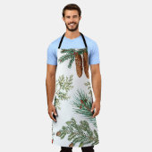 kerstpijnbomen met naaldbeschermer schort (Gedragen)