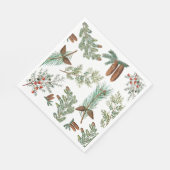 kerstpijnbomen met naaldbeschermer servet (Hoek)