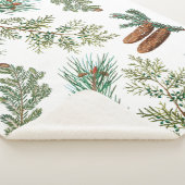 kerstpijnbomen met naaldbeschermer sherpa deken (3/4)