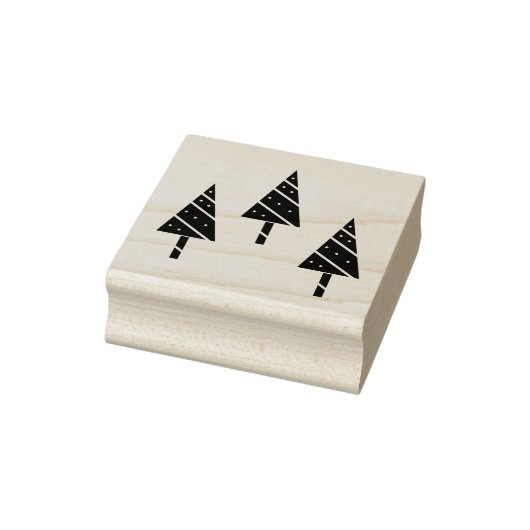 Kerstpijnbomen Rubberstempel (Stempel)