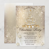 Kerstpijnboom, Ballen, Sneeuwvlok Kerstmis Kaart (Voorkant / Achterkant)