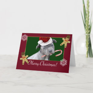 kerstpincelpuppy feestdagen kaart