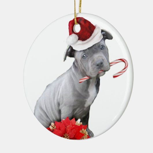 kerstpincet keramisch ornament (Links)