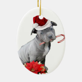 kerstpincet keramisch ornament