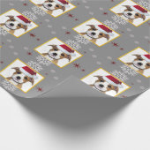 kerstpincl-papier voor het verpakken van kerstcade cadeaupapier (Hoek)