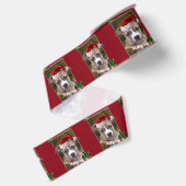 Kerstpincl-puppy 3-inch Grosgrain Lint (Achterkant)