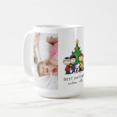 Kerstpinda's | Beste papa ooit foto Koffiemok (Voorkant links)