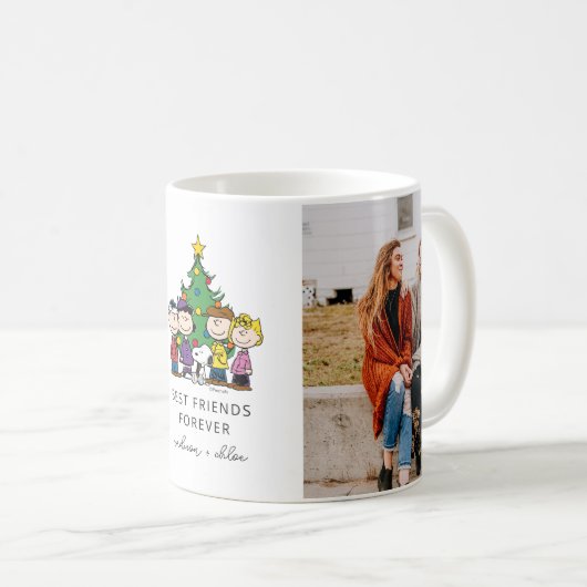 Kerstpinda's | Beste Vrienden Foto Koffiemok (Voorkant rechts)