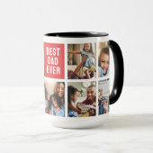 Kerstpinda's | Papa Fotocollage Mok (Voorkant rechts)