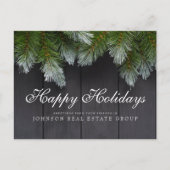 kerstpine-boom Prettige feestdagen groet Briefkaart (Voorkant)