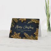 Kerstpine is een zakelijke roest feestdagen kaart (Voorkant)