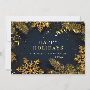 Kerstpine is een zakelijke roest feestdagenkaart