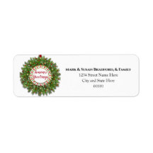 Kerstpine naald met adembenemende ademhaling