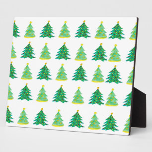 Kerstpine-patroon Fotoplaat