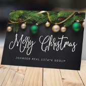 kerstpine-structuur Merry-kerst Feestdagen Kaart