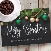 kerstpine-structuur Merry-kerst Feestdagenkaart