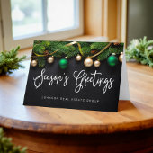 kerstpine Tree Seizoensgroeten Feestdagen Kaart