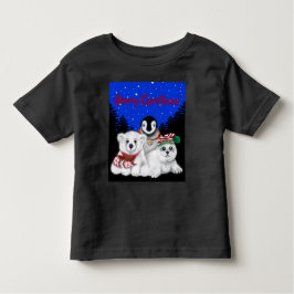 Kerstpinguïn baby Polar beer Seal Pup Kinder Shirts