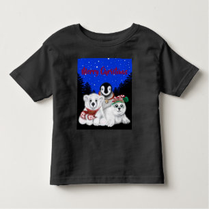 Kerstpinguïn baby Polar beer Seal Pup Kinder Shirts