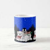 Kerstpinguïn baby Polar beer Seal Pup Koffiemok (Center)