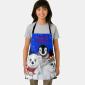 Kerstpinguïn baby Polar beer Seal Pup Schort (Insitu)