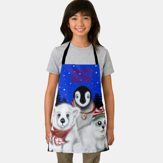 Kerstpinguïn baby Polar beer Seal Pup Schort (Insitu)