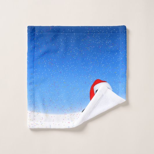 Kerstpinguïn Bad Handdoek (Wasdoekje)