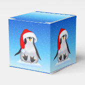 Kerstpinguïn Bedankdoosjes (Voorkant Zijde)