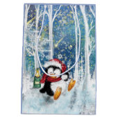 Kerstpinguïn Cadeautas (Achterkant)