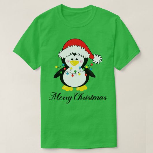 Kerstpinguïn Classic T-shirt T-shirt (Design voorkant)