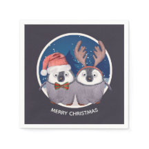 Kerstpinguïn Couple Schattig op maat