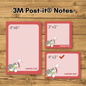Kerstpinguïn die een sneeuwbal krijgt post-it® notes