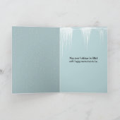 Kerstpinguïn familie met Baby Kaart (Binnen)