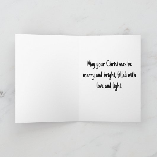 Kerstpinguïn Feestdagen Kaart (Binnen)