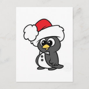 Kerstpinguïn Feestdagenkaart