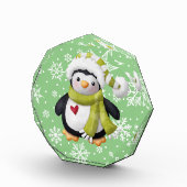 Kerstpinguïn Fotoblok (Rechts)