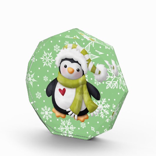 Kerstpinguïn Fotoblok (Rechts)