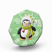 Kerstpinguïn Fotoblok (Links)