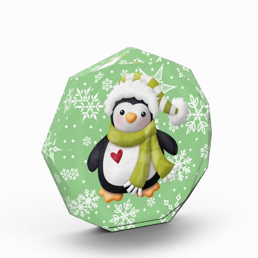 Kerstpinguïn Fotoblok (Links)