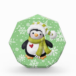 Kerstpinguïn Fotoblok