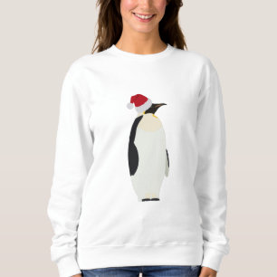 Kerstpinguin Funny Animal met Santa Hat Trui