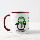 Kerstpinguïn Green Mok (Links)