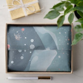 Kerstpinguïn in de sneeuw tissuepapier (Geschenk)