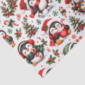 Kerstpinguïn Kerstvreugde Tissuepapier (Detail)